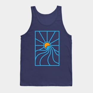 Ocean Waves 3 Tank Top